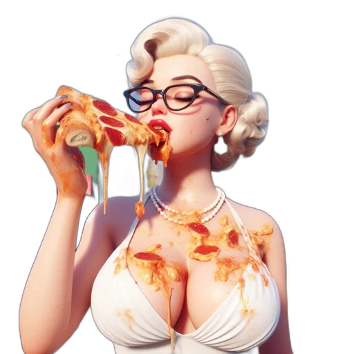 food, dress, concept art, photorealistic, 3d render, comic book art, woman, long transparent PNG cut-out