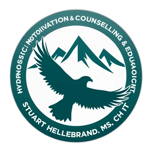 circular, logo, featuring, stylized, eagle, flight, wings, spread transparent PNG cut-out