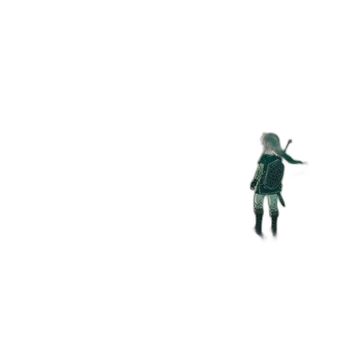 robot, dress, creature, staff, pixel art, 3d render, concept art, anime transparent PNG cut-out
