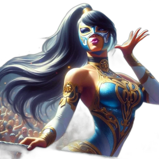 mask, jewelry, fantasy art, comic book art, concept art, photorealistic, golden, blue transparent PNG cut-out