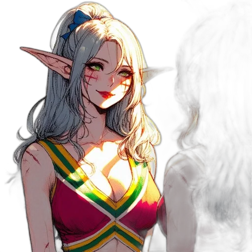 dragon, staff, dress, creature, fantasy art, concept art, pixel art, anime transparent PNG cut-out