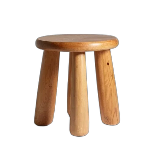 furniture, food, umbrella, hair, 3d render, wooden, stool, smooth transparent PNG cut-out