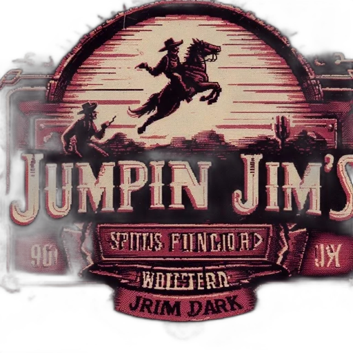 image, vintage-style, poster, jumpin, jim, spirits, function, set transparent PNG cut-out