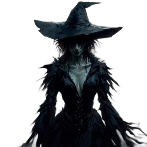 hat, dress, mask, staff, concept art, fantasy art, pixel art, comic book art transparent PNG cut-out