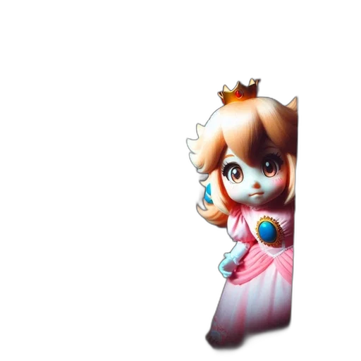 crown, staff, dress, weapon, 3d render, concept art, pixel art, vaporwave transparent PNG cut-out