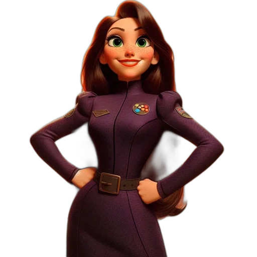 staff, dress, jacket, robot, 3d render, cartoon, concept art, comic book art transparent PNG cut-out
