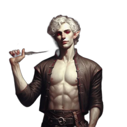 staff, jacket, sword, weapon, concept art, fantasy art, pixel art, cyberpunk transparent PNG cut-out