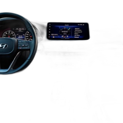 car, 3d render, concept art, inside, 2019, hyundai, avalon, shown transparent PNG cut-out