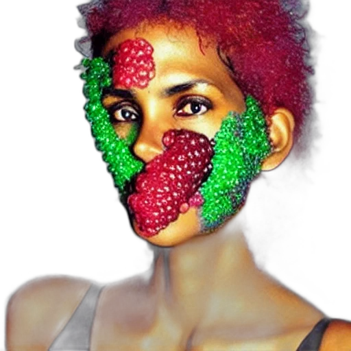 mask, face, photorealistic, cyberpunk transparent PNG cut-out
