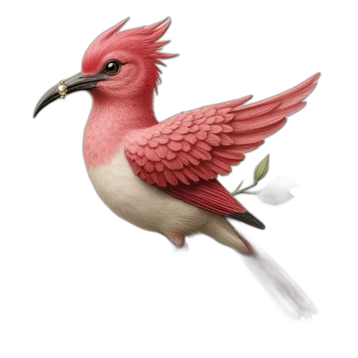 animal, staff, jewelry, 3d render transparent PNG cut-out