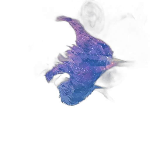 dragon, mask, creature, animal, fantasy art, watercolor, concept art, vaporwave transparent PNG cut-out
