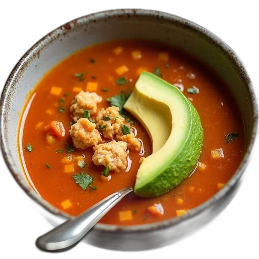 food, photorealistic, bowl, chicken transparent PNG cut-out