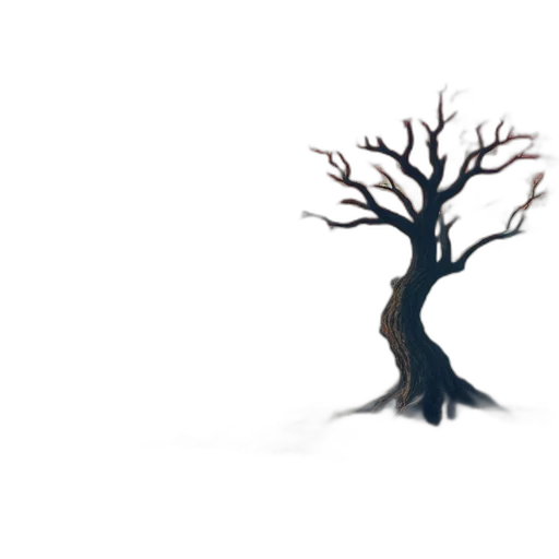 tree, crown, creature, hair transparent PNG cut-out