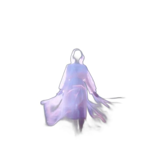 dress, hair, umbrella, creature, concept art, 3d render, vaporwave, pixel art transparent PNG cut-out