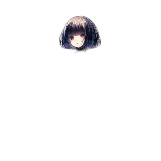 hair, face, creature, mask, anime, pixel art, photorealistic, watercolor transparent PNG cut-out