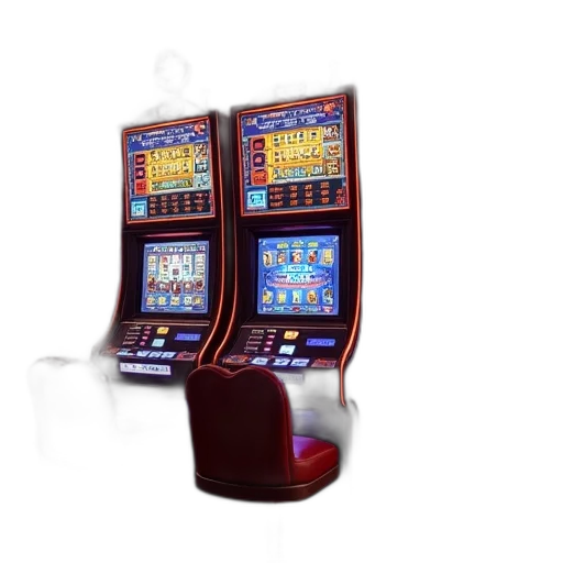 3d render, gambling, machine, casino transparent PNG cut-out