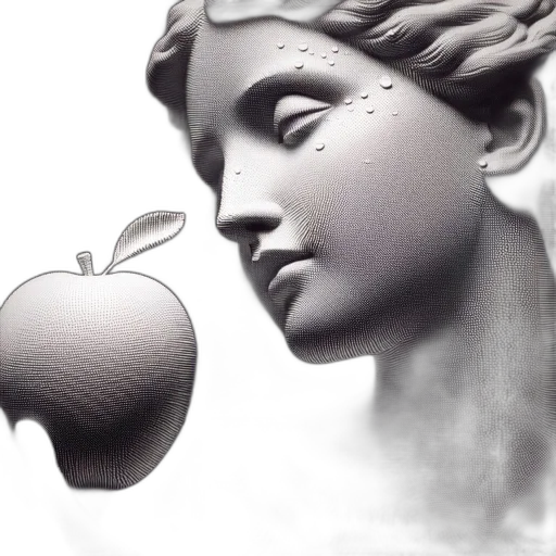 crown, jewelry, food, face, photorealistic, 3d render, pencil sketch, vaporwave transparent PNG cut-out