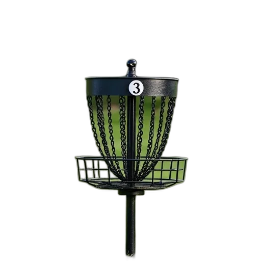 furniture, staff, umbrella, 3d render, black, metal, disc, golf transparent PNG cut-out