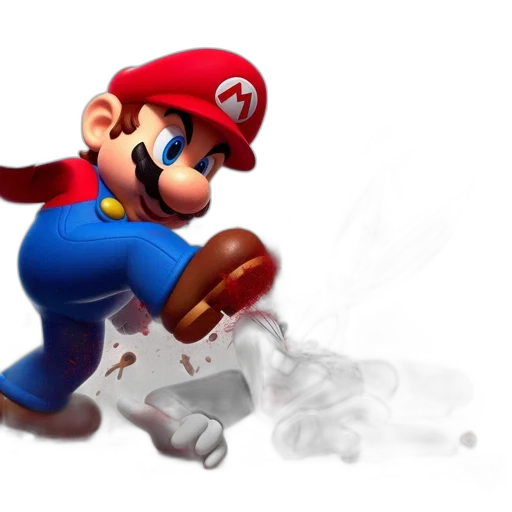 weapon, staff, 3d render, concept art, photorealistic, pixel art, mario, kicks transparent PNG cut-out