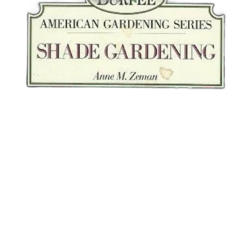 cover, shade, gardening, american, series, anne, zeman, featuring transparent PNG cut-out