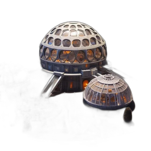 jewelry, hat, crown, umbrella, 3d render, photorealistic, concept art, outer space transparent PNG cut-out