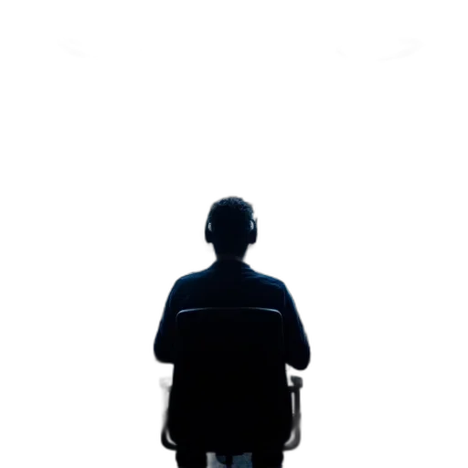 staff, jacket, robot, face transparent PNG cut-out