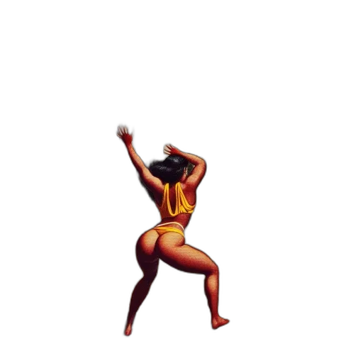 pixel art, concept art, ancient, temple, ruin, woman, yellow, bikini transparent PNG cut-out