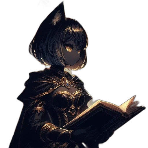 mask, staff, weapon, jacket, fantasy art, concept art, anime, comic book art transparent PNG cut-out