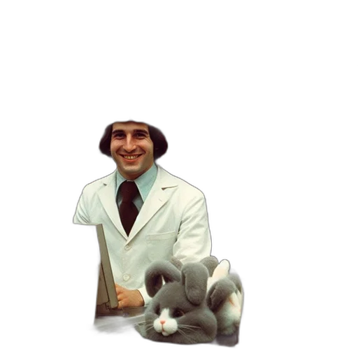 staff, animal, hat, creature, pixel art, concept art, 3d render, cartoon transparent PNG cut-out