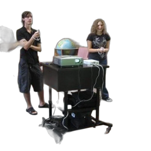 staff, furniture, robot, 3d render, outer space, fire, group, people transparent PNG cut-out