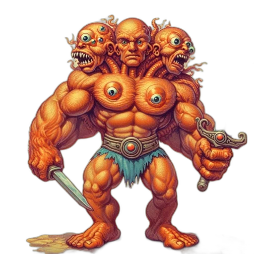 weapon, creature, concept art, pixel art, fantasy art, comic book art, anthropomorphic, three transparent PNG cut-out