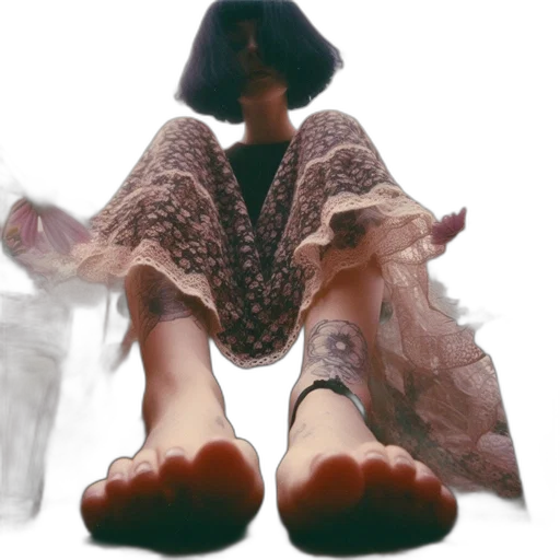 shoes, dress, mask, umbrella, photorealistic, 3d render, concept art, watercolor transparent PNG cut-out