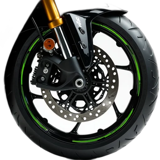 weapon, 3d render, photorealistic, green, close-up, image, high-performance, motorcycle transparent PNG cut-out