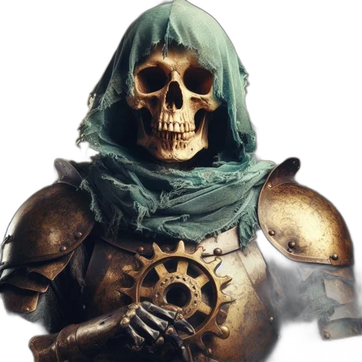 mask, sword, weapon, face, concept art, 3d render, fantasy art, photorealistic transparent PNG cut-out
