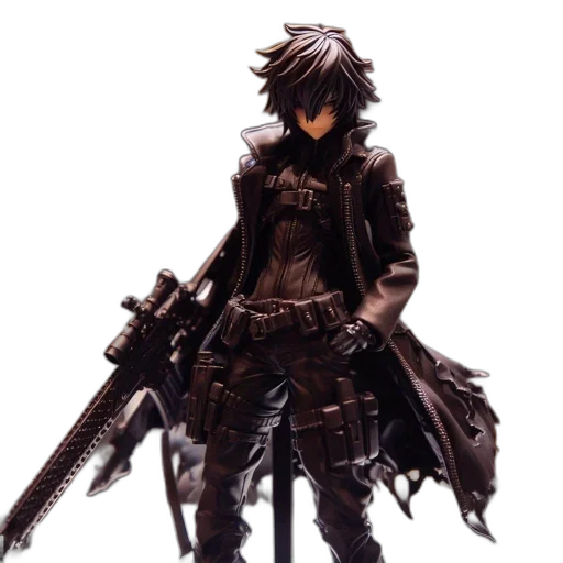 weapon, sword, jacket, staff, concept art, fantasy art, pixel art, 3d render transparent PNG cut-out