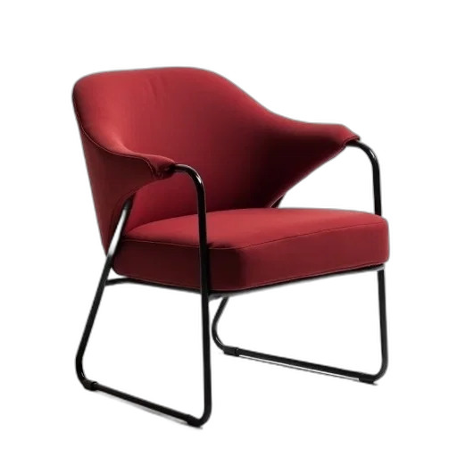 furniture, hair, 3d render, photorealistic, modern, minimalist, chair, sleek transparent PNG cut-out