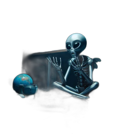 robot, furniture, jewelry, staff, concept art, pixel art, 3d render, vaporwave transparent PNG cut-out