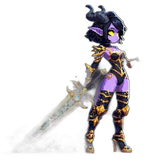 sword, weapon, staff, dragon, fantasy art, concept art, pixel art, 3d render transparent PNG cut-out