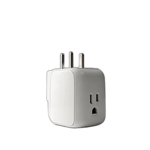 robot, 3d render, travel, adapter, kit, sockets transparent PNG cut-out