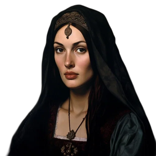jewelry, face, crown, staff, photorealistic, fantasy art, oil painting, pixel art transparent PNG cut-out