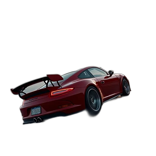 car, weapon, 3d render, photorealistic transparent PNG cut-out