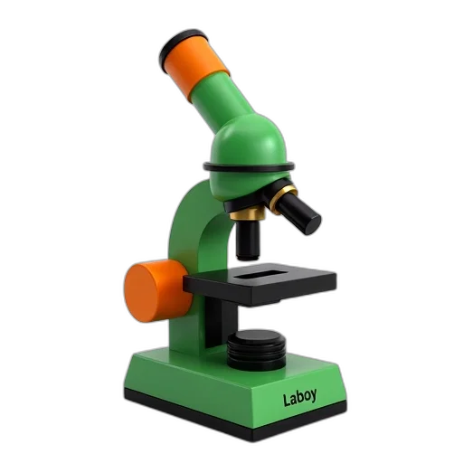 robot, staff, 3d render, concept art, close-up, image, green, orange transparent PNG cut-out