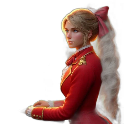 staff, crown, fantasy art, concept art, photorealistic, 3d render, red, young transparent PNG cut-out