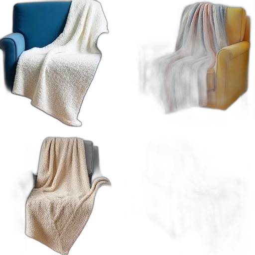 furniture, jacket, dress, mask, 3d render, photorealistic, concept art, earth tones transparent PNG cut-out