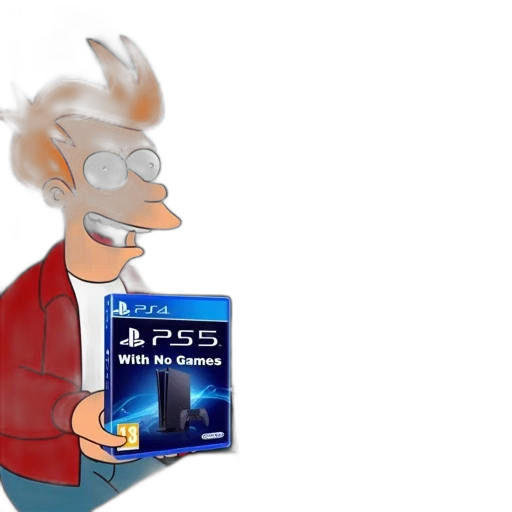 3d render, concept art, cyberpunk, pixel art, two, animated, characters, fry transparent PNG cut-out