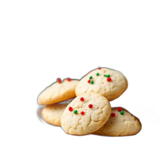 food, shoes, photorealistic, 3d render, plate, sugar, cookies, red transparent PNG cut-out