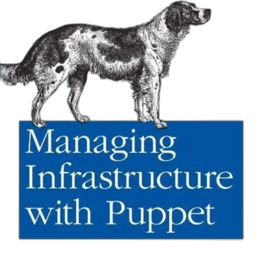staff, managing, infrastructure, puppet, book, cover, featuring, illustration transparent PNG cut-out