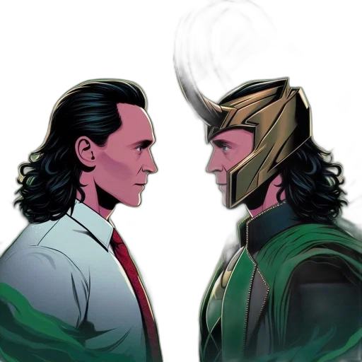 mask, comic book art, concept art, cartoon, fantasy art, image, showcases, two transparent PNG cut-out