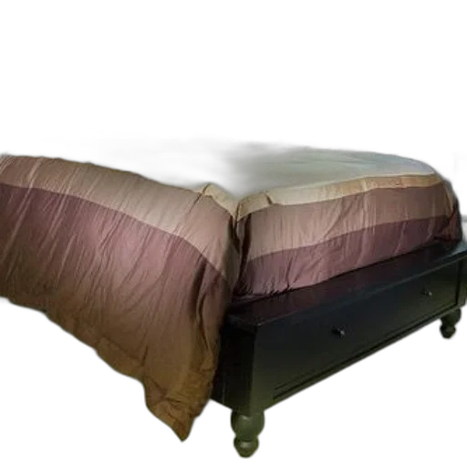 furniture, crown, 3d render, photorealistic, earth tones, dark, cozy, bedroom transparent PNG cut-out