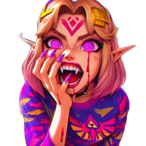 face, mask, creature, staff, pixel art, concept art, fantasy art, anime transparent PNG cut-out